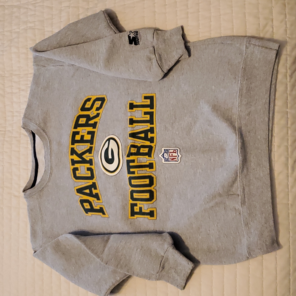 Starter youth sweatshirt, Green Bay Packers, size youth large